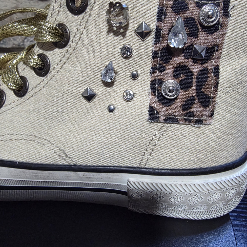 Blowfish Malibu Distressed High-Top Sneakers - Picture 6 of 7